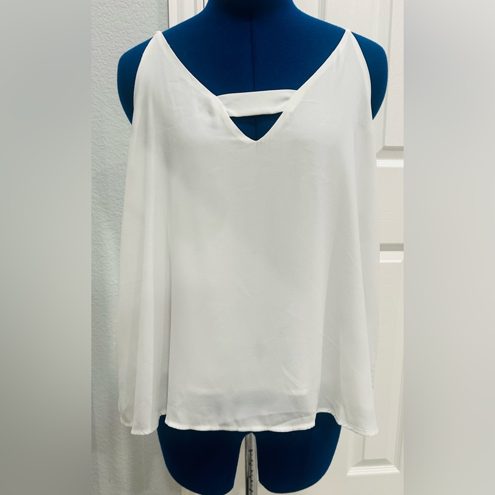 NWT, Lush, Sleeveless Tank, White, Large